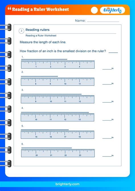 ruler worksheet pdf